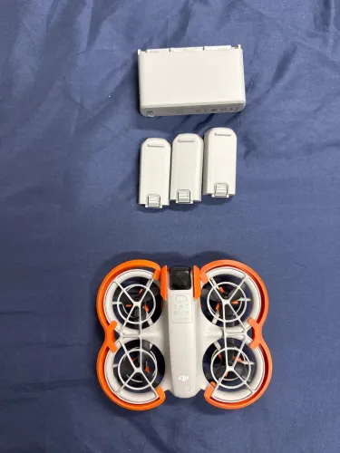 Drone dji neo com 3 baterias, Case Motion, hub carregador com e kit de proteção