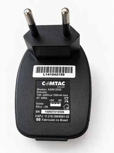 Lote 20 Fontes COMTAC 5V 2A USB Bivolt
