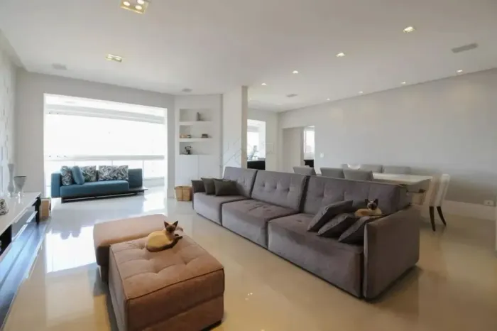 Apartamento mobiliado com 04 suítes à venda e locação, 250 m² em São Bernardo do Campo SP
