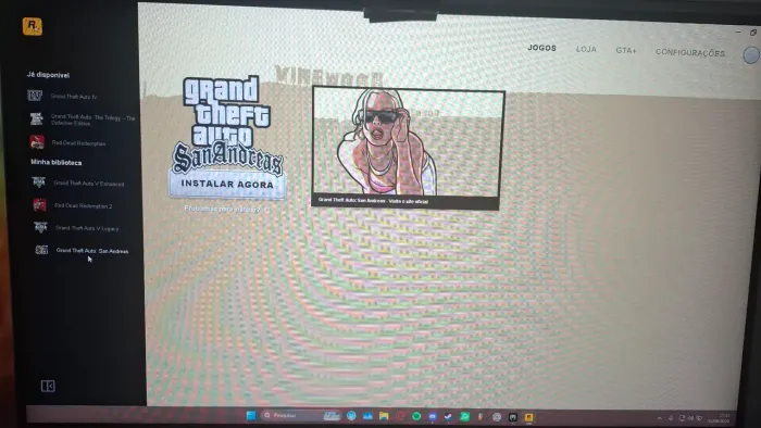Conta com Red dead 2,gta 5 enhaced,legacy e san andreas