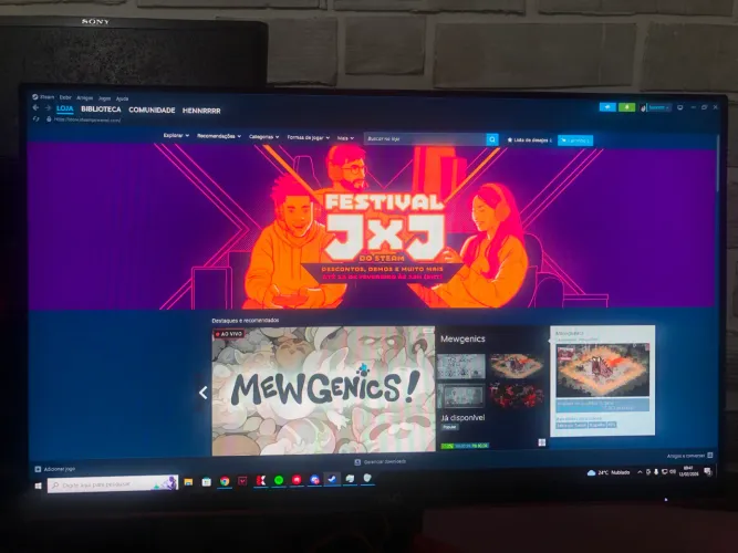 Monitor gamer AOC 165Hz