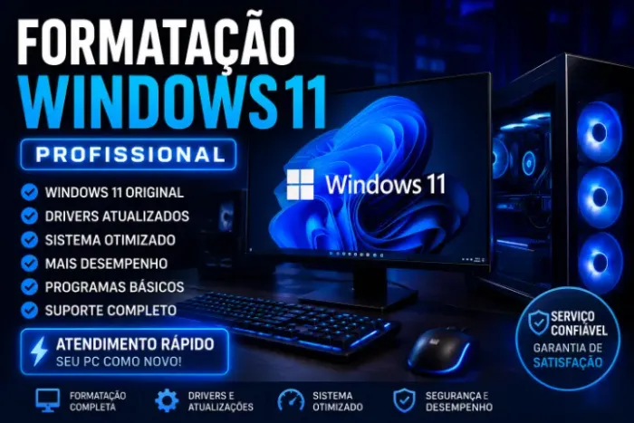 FORMATAÇÃO WINDOWS 11 PROFISSIONAL