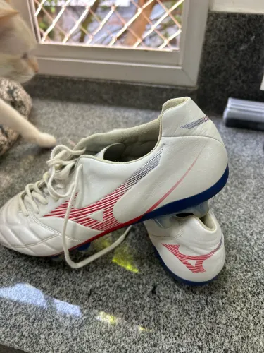 Chuteira Mizuno Rebula Cup japonesa rara usada 1x apenas