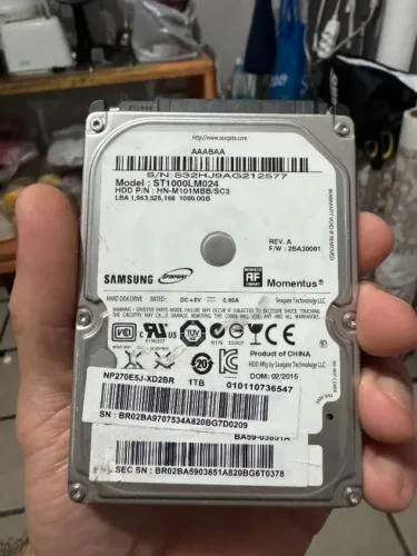 Kit 2 HD Notebook - 1tb + 160gb