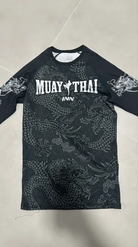Rashguard MuayThai Manga Longa Compressão