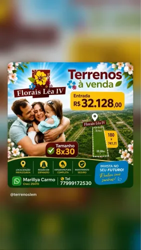 Terreno a Prazo Luís Eduardo Magalhães