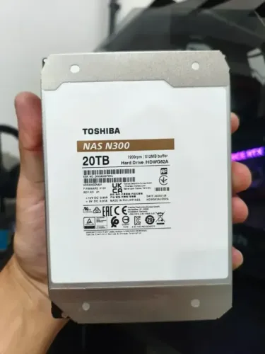 Hd Toshiba 20tb N300 Nas 3.5 Sata3 7200rpm (Usado)