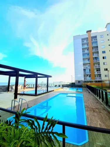 APARTAMENTO PÉ NA AREIA CONDOMINIO RESORT BARRA VELHA - SC MOBILIADO- VISTA MAR
