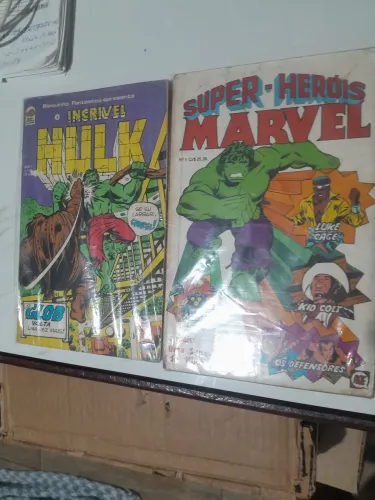 LOTE Super Heróis Marvel RGE e Hulk