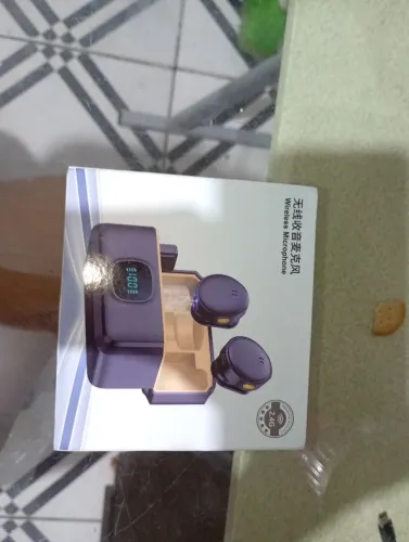Microfone sem fio (entrada tipo C)
