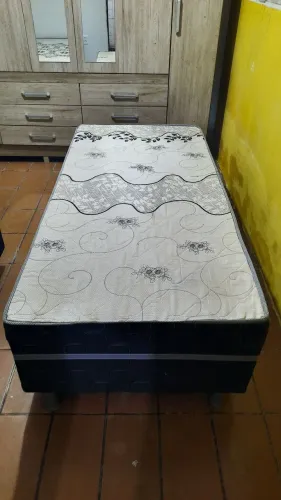 Cama Box Conjugada Solteiro Anatomic