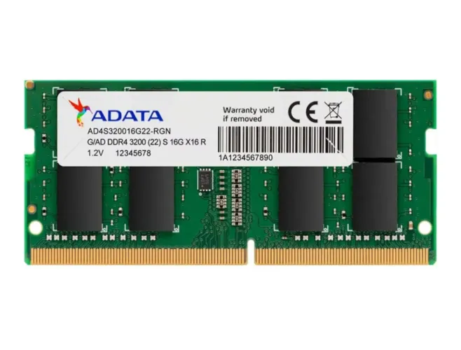 Memória Para Notebook DDR4 Adata, 16GB, 3200MHz - Lacrado