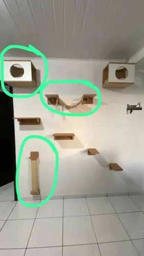 Playground gato - casa casinha para gatos