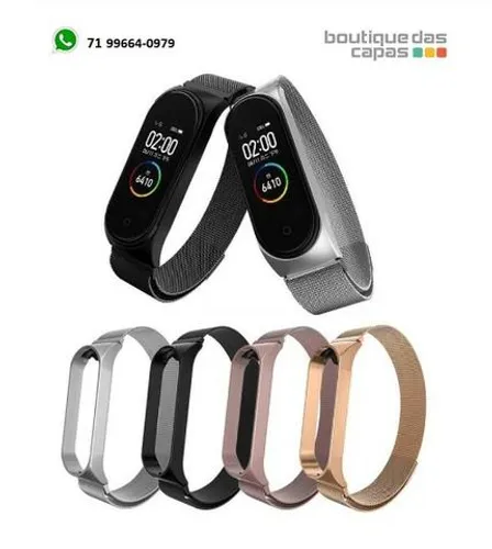 Pulseira metal milanese Xiaomi mi band M3 / M4