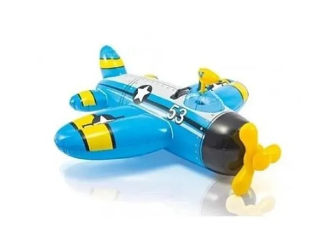 Boia inflável Avião com pistola até 40 kg 1,32 metros