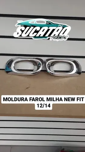 MOLDURA FAROL DE MILHA NEW FIT 12/14