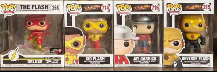 Coleção de Funko Pop! The Flash - 7 peças