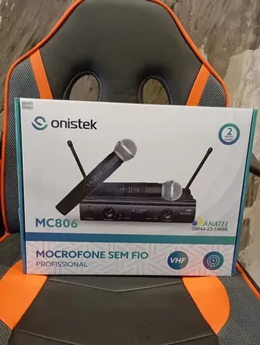 Microfone profissional sem fio Duplo Onistek