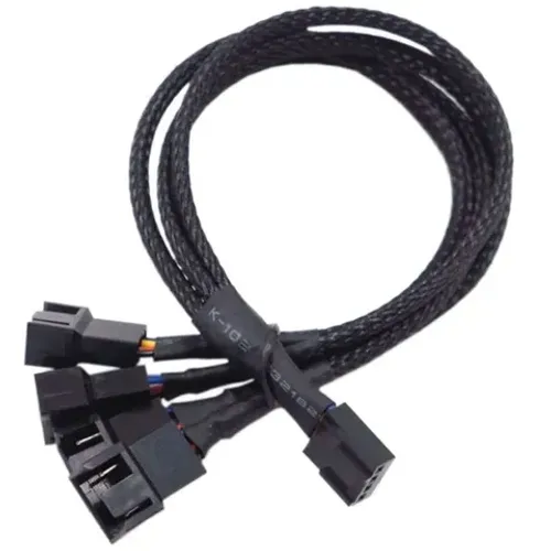 Cabo Extensor para Fans 4 em 1 - 4 pinos, 27cm.