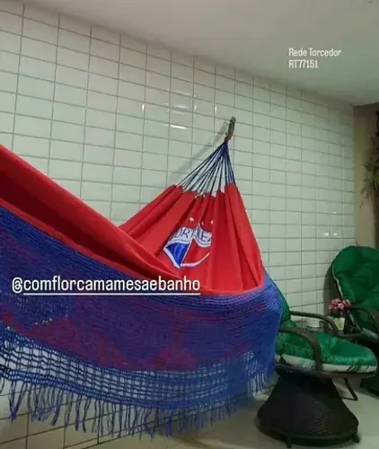 Rede De Dormir E Descanso Time Super Confortável - Entrega Grátis
