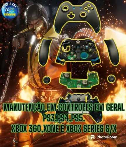 Manutenção de controles de games