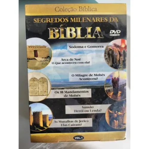 DVD Segredos Milenares Da Bíblia - Novo Lacrado
