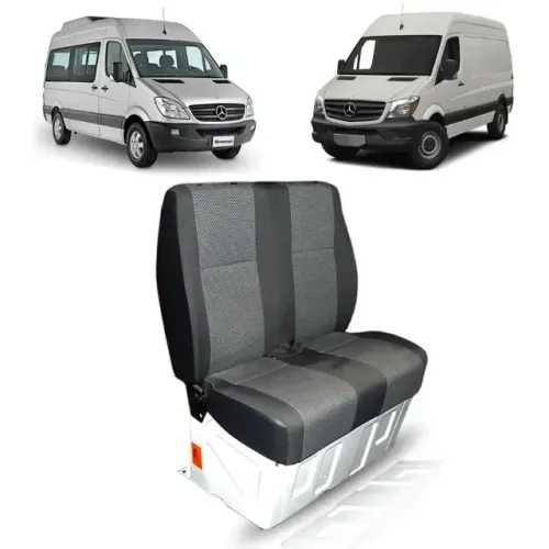 banco 02 lugares dianteiro mercedes benz sprinter 2012 a 2019