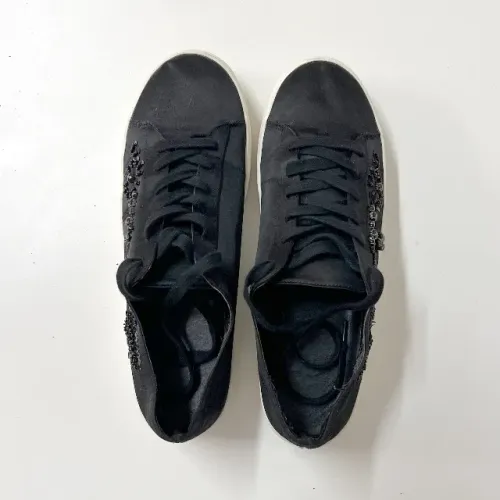 Tênis (41) ZARA_Black Bordado e Cetim - Bonito e Barato, VEJA!