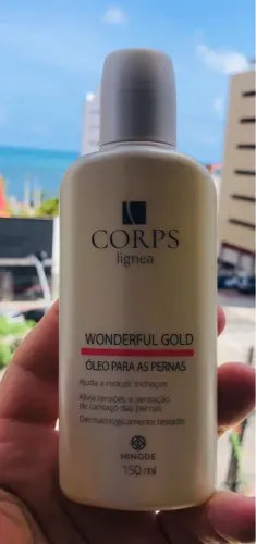 Oleo Para As Pernas Wonderful Gold Corps Lígnea 150ml