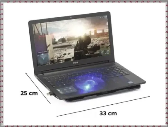 Base suporte com 1 cooler e led para notebook até 15.4 polegadas