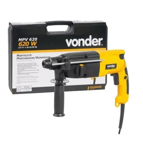 Martelete Perfurador Rompedor Sds Plus 620W Vonder