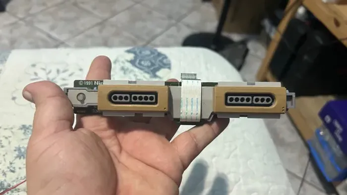 Conector do controle do super Nintendo completo