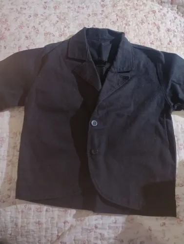 Blazer infantil preto Rock'n Rool