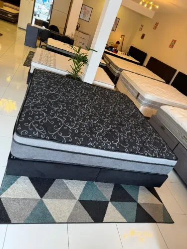 Cama KING COMPLETA BASE + COLCHÃO - Entrego! 