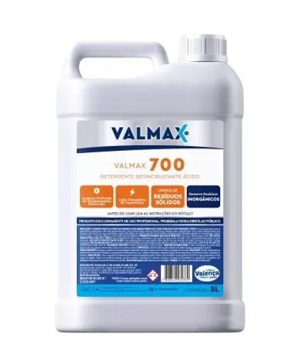 VALMAX 700 DESINCRUSTANTE ACIDO 5L CX C/2