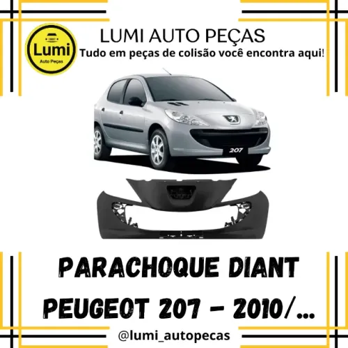 Parachoque Peugeot 207 2010/... - NOVO