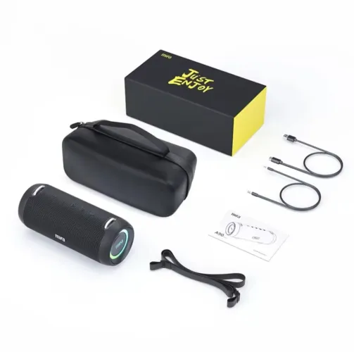 Caixa de Som Bluetooth Portátil Mifa A90 60 Watts C/ Case emborrachada P/ transporte
