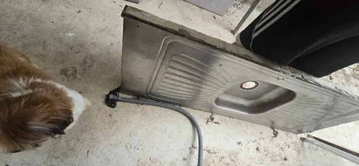 Pia de cozinha aço inox 1,42x0,53m