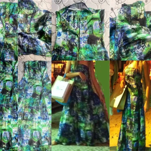Vestido longo Aquamar Primavera verão 