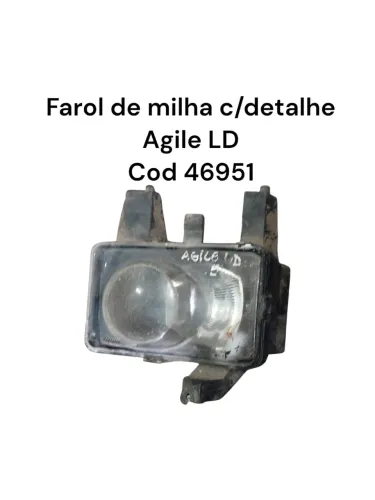 Farol De Milha C/detalhe Agile Ld Cod 46951