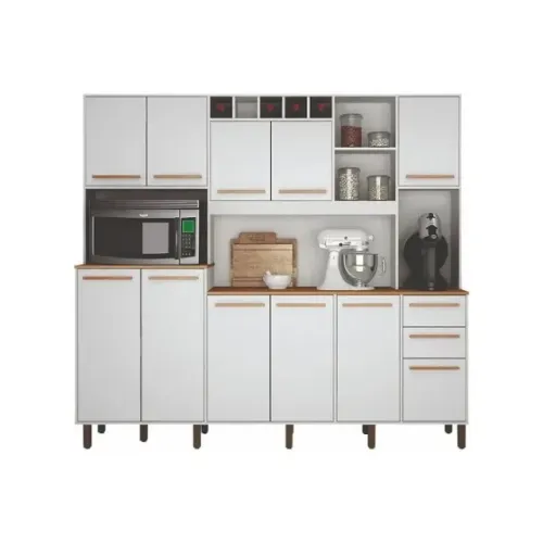 Armário de Cozinha Petra 11 Portas 2 Gavetas