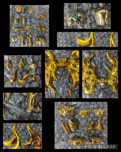Cloth Myth - Metal Club Kit - Armadura Leão Ex Soul of Gold - Paralelo