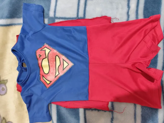Fantasia infantil super man super homem tamanho 2