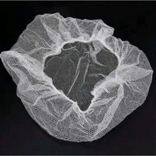 19 Unidades Touca De Rede Branca Proteção Capilar Embaladas Individualmente