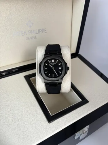Patek Philippe Nautilus - Prem AAA+ Automático | Pulseira de Borracha | Várias Cores