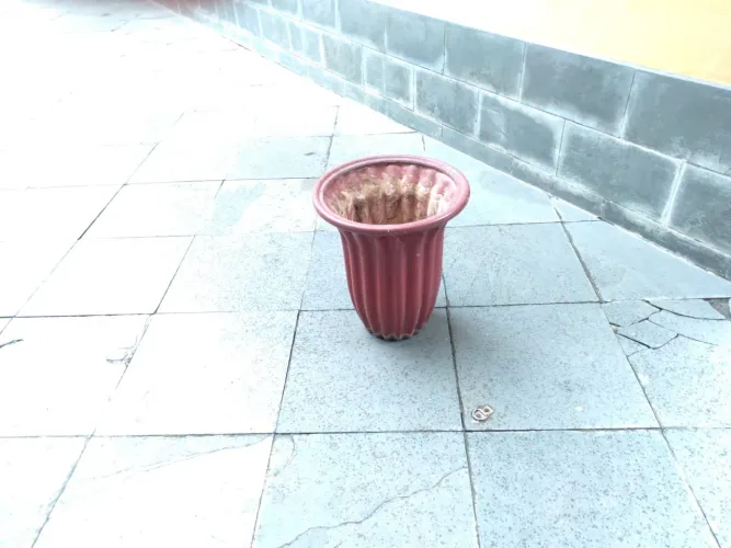 Vaso de Planta ceramica Vermelho 40 alt x 35 diâmetro.  
