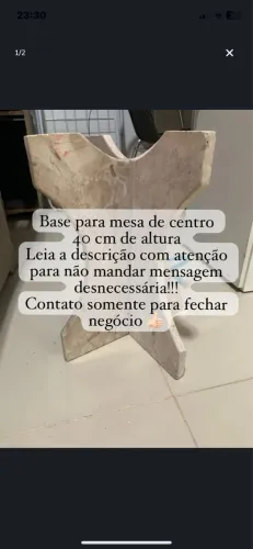 Base/mesa de centro mármore 