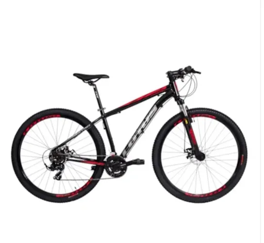 Bicicleta cairu lótus vermelho e preto aro 29