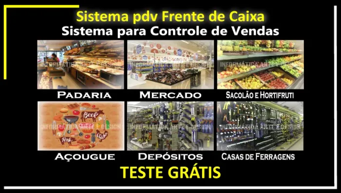 Sistema Pdv Frente de Caixa Controle, para diversos comércios