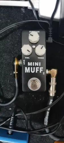 Pedal Mini Muff - Fuzz Compacto, Som Clássico Big Muff, Excelente Estado